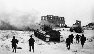 Руски тенкови "Т-34" почетком 1943. године на ободу Стаљинграда