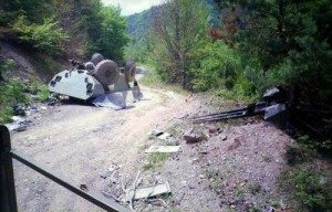 Уништен БОВ Војске Југославије на Кошарама