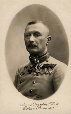 Аустроугарском инвазијом Србије је командовао генерал Оскар Поћорек, гувернер Босне и Херцеговине.