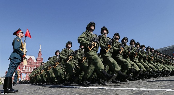 ruska vojska marsira