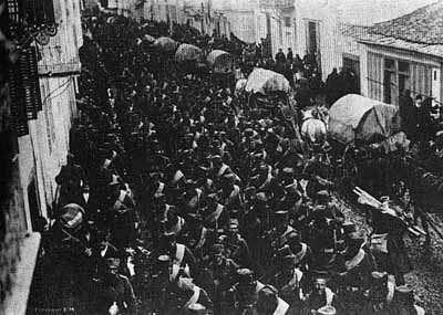 1912 pesadija ulazi u Bitolj