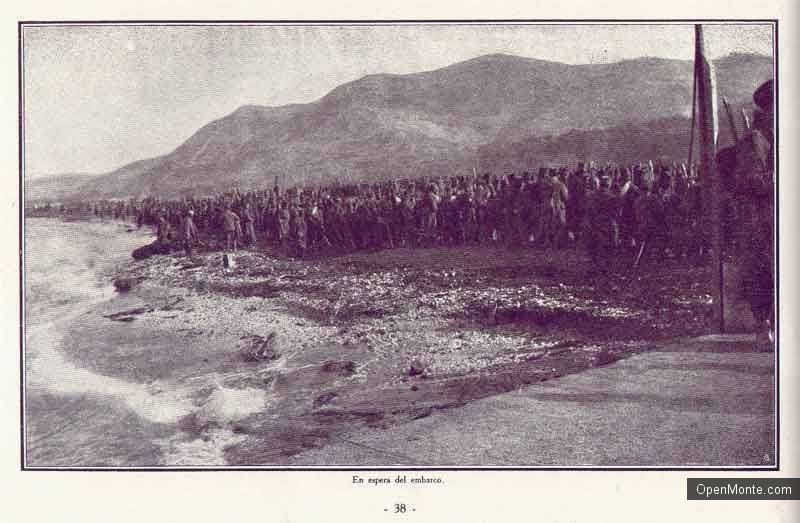 Iscrpljeni srpski vojnici na Krfu
