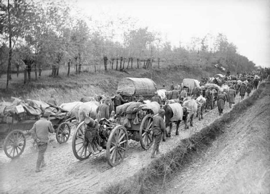 Povlacenje srpske vojske u oktobru 1915.