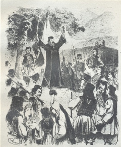 Квинто Ћени: Поп који позива на рат против Турака (19 век).