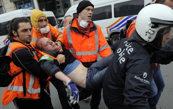 BELGIUM-EU-SOCIAL-DEMO