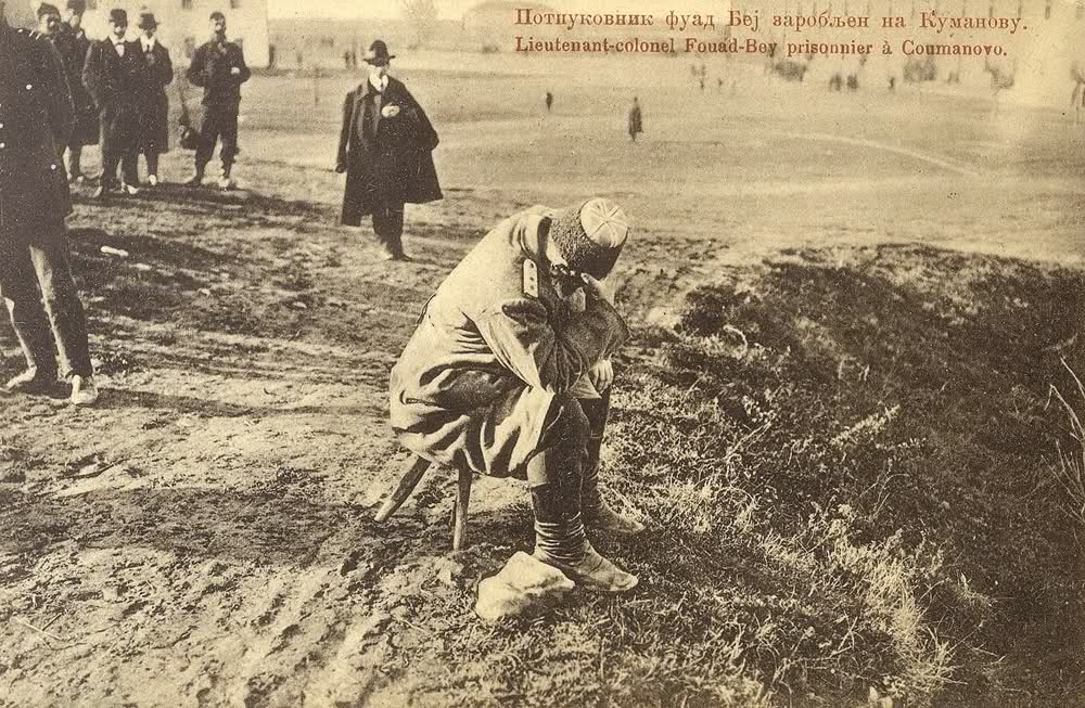 Zarobljeni turski oficir Fuad Bej Kumanovo 1912