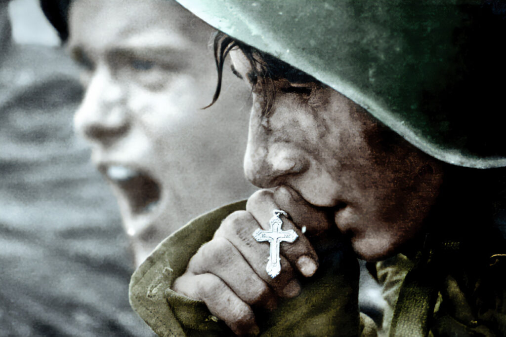 Руски војник пред битку за Курск