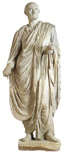 Статуа Марка Тулија Цицерона, који је живео у I веку пре хришћанства