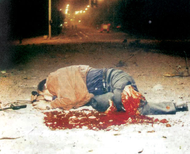 Ратко Булатовић у ноћи када је рањен / Фото: Милан Тимотић
